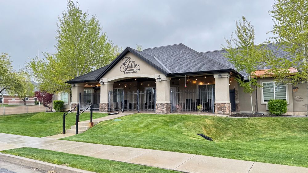 Gables of North Logan senior community in North Logan, Utah.