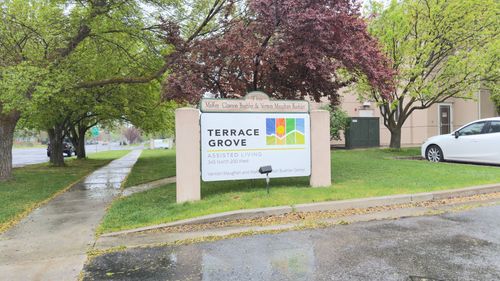 Terrace Grove Assisted Living senior community in Logan, Utah.